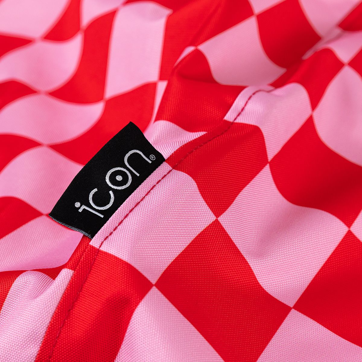 icon® Kingston Checkerboard Water-Resistant Classic Bean Bag