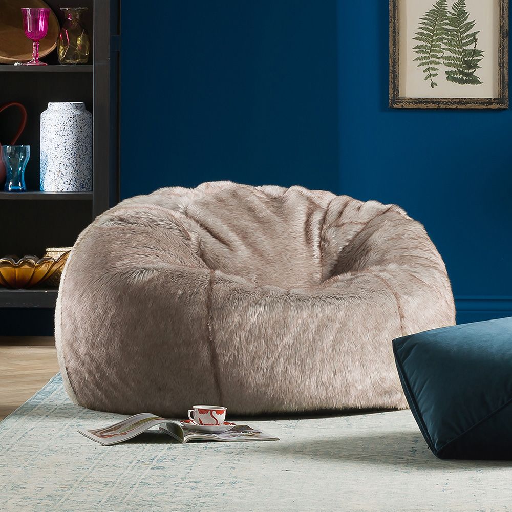 icon® Lapin Faux Fur Bean Bag
