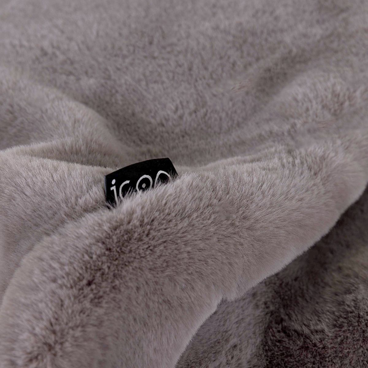 icon® Kingston Faux Rabbit Fur Classic Bean Bag