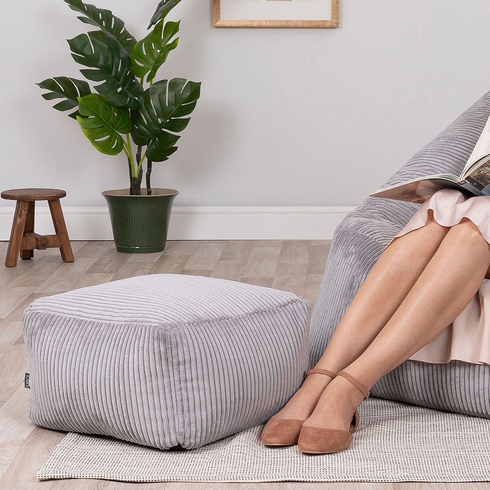 icon® Amara Cord Square Footstool