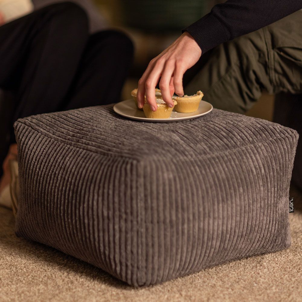 icon® Amara Cord Square Footstool