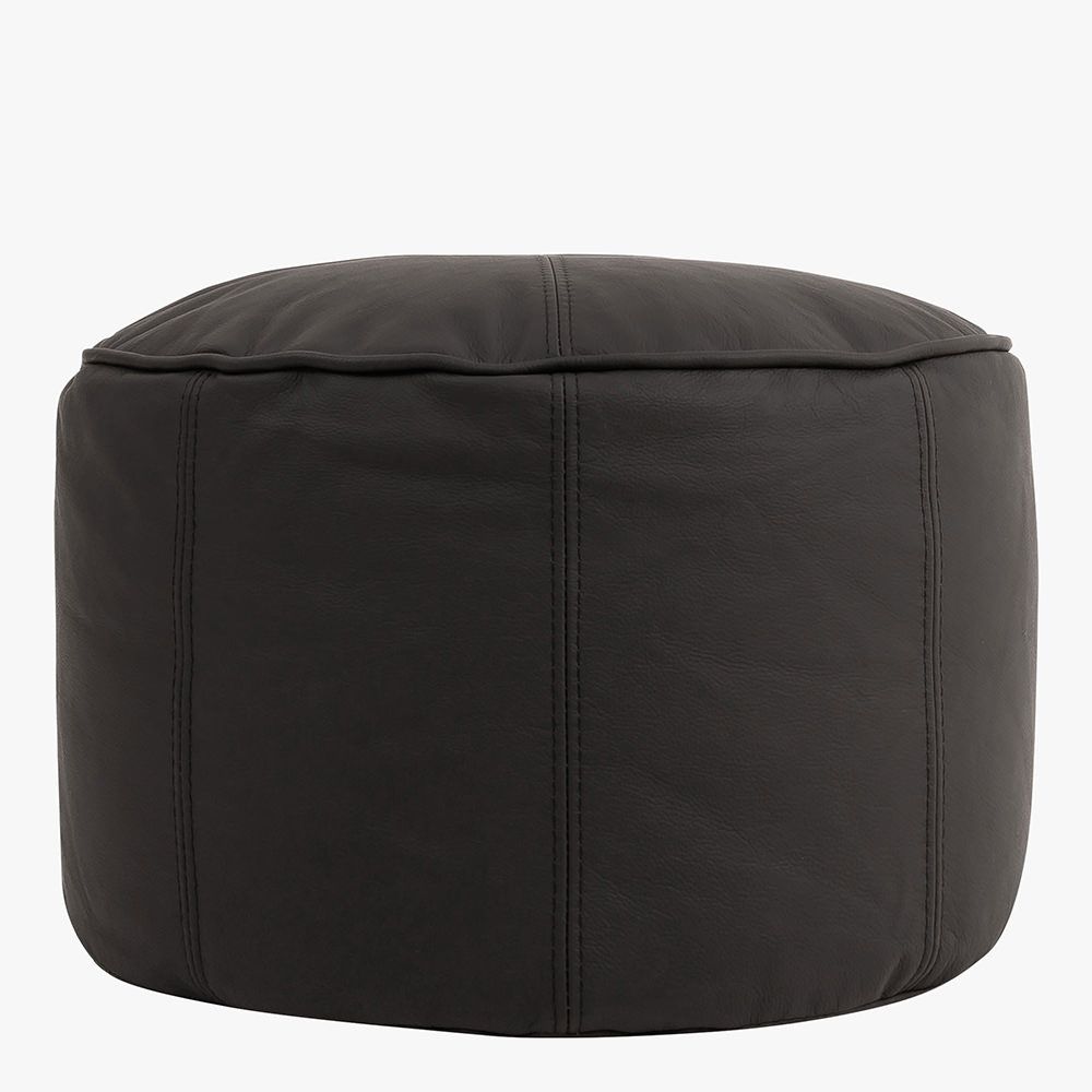 icon® Dante Real Leather Pouffe
