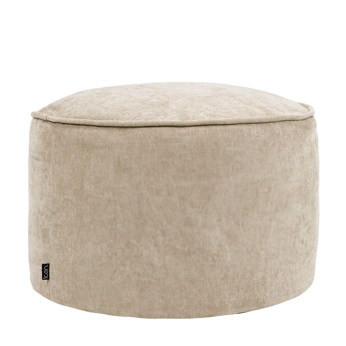 icon® Milano Round Chenille Footstool