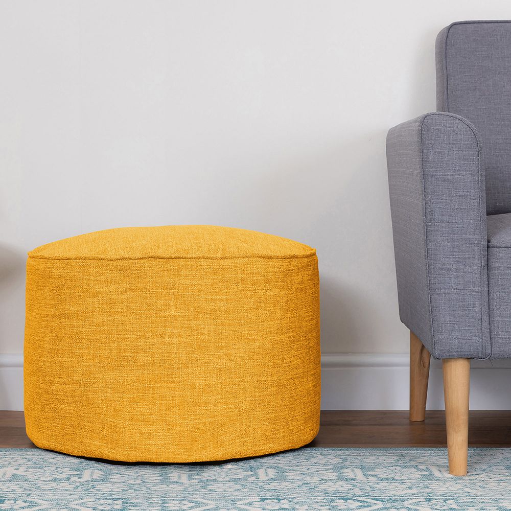 icon® Alma Woven Fabric Pouffe