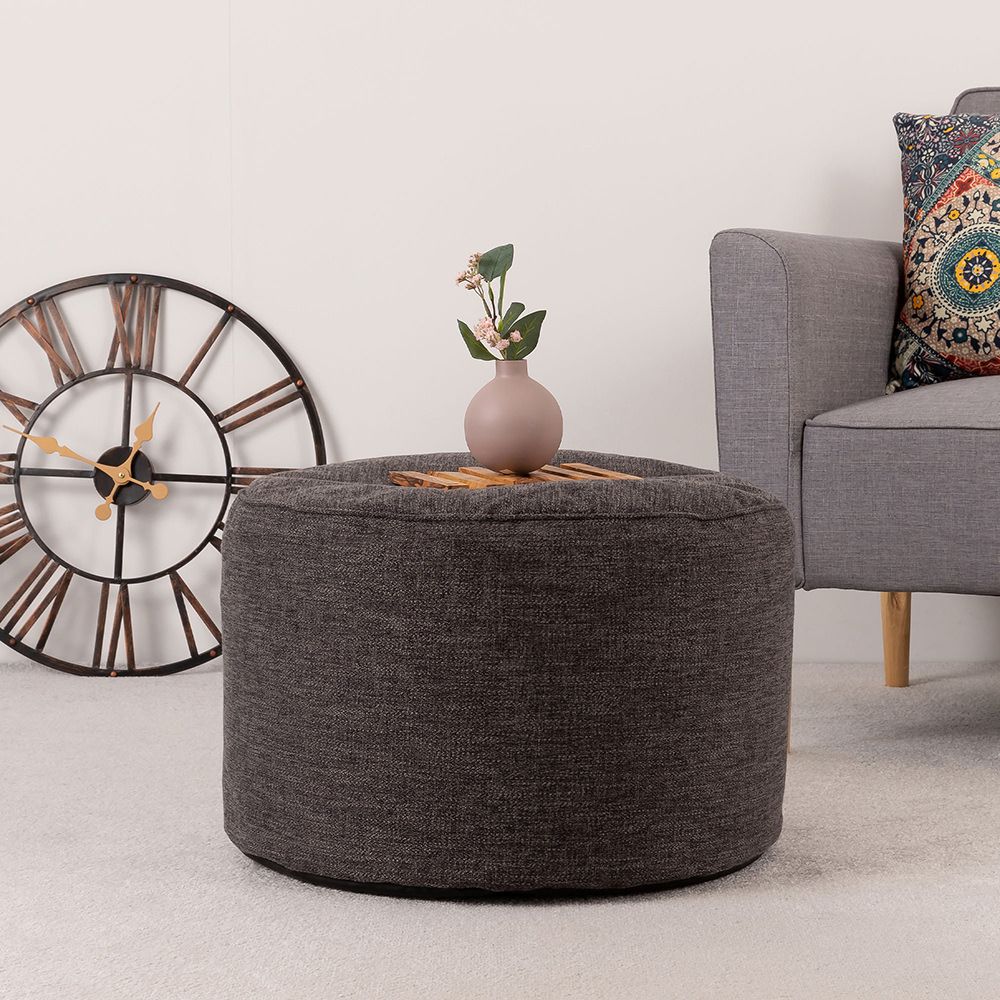 icon® Alma Woven Fabric Pouffe