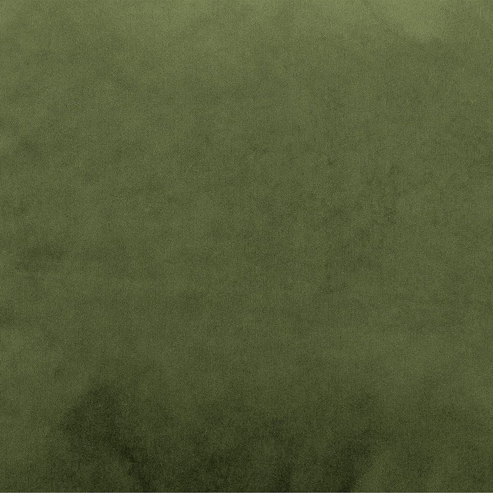 Milano Velvet Round Footstool, Sage Green