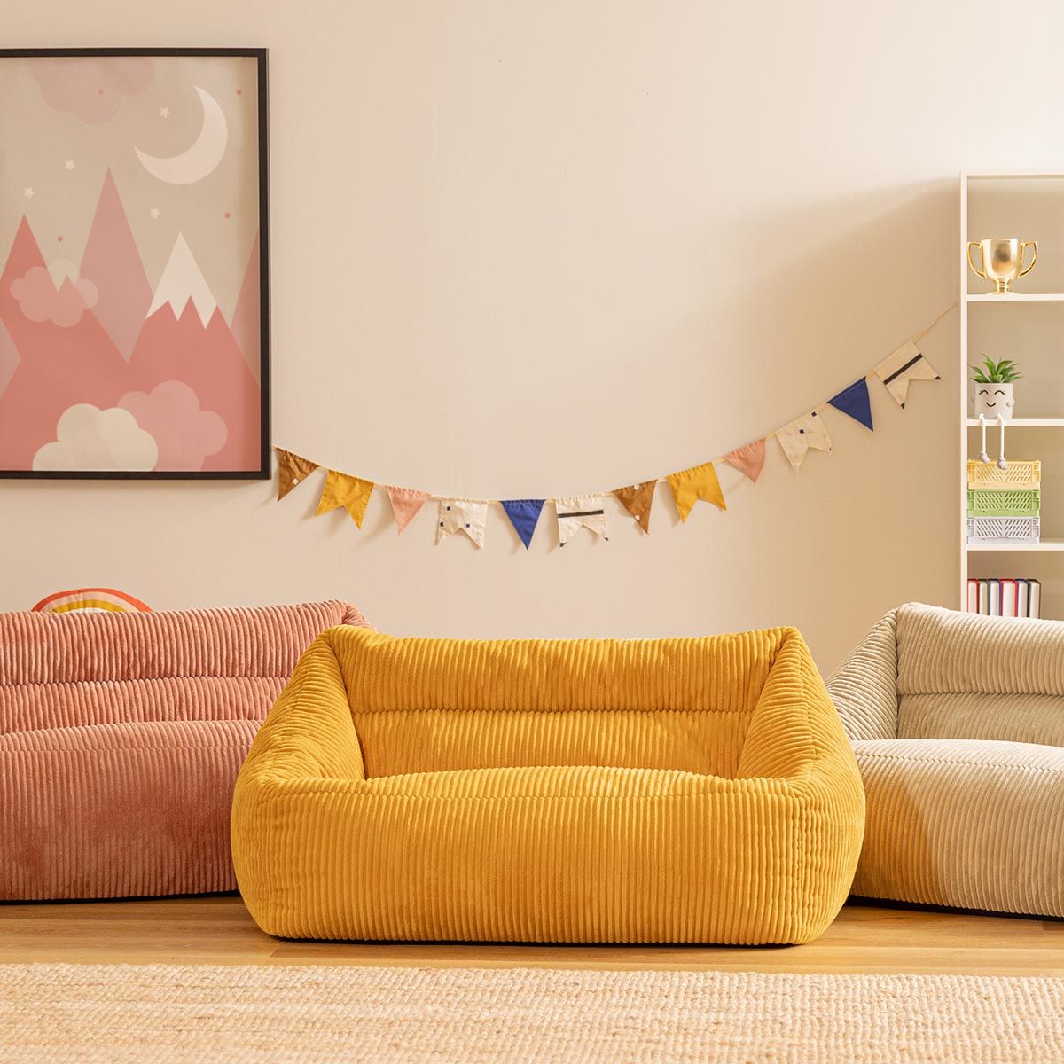 Kids Cecilia Corduroy Sofa Bean Bag