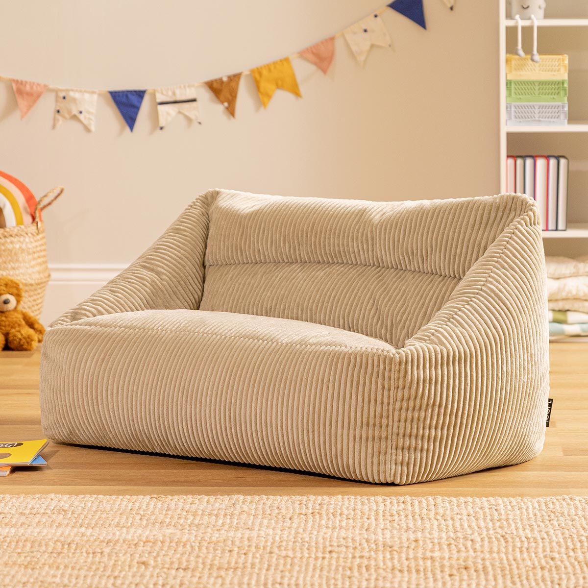 Kids Cecilia Corduroy Sofa Bean Bag
