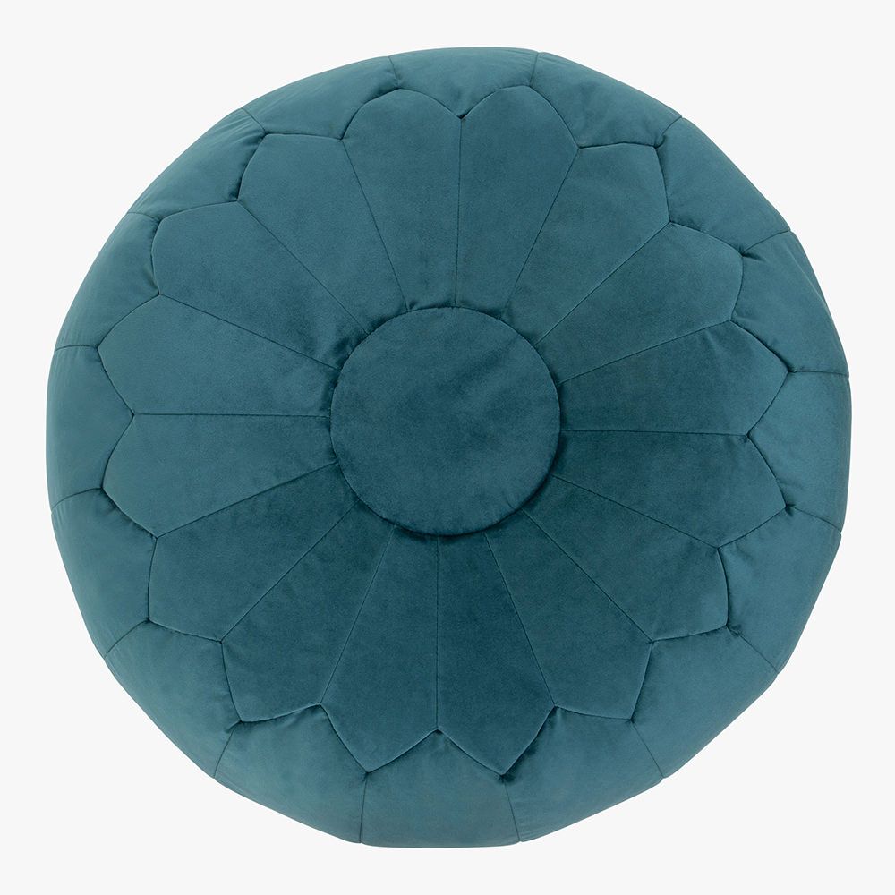 Icon® Zucca Velvet Pouffe