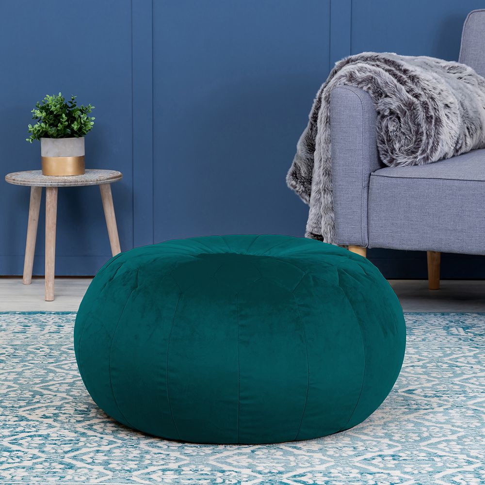 Icon® Zucca Velvet Pouffe