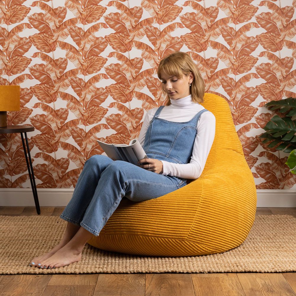 icon® Dalton Cord High Back Bean Bag Recliner
