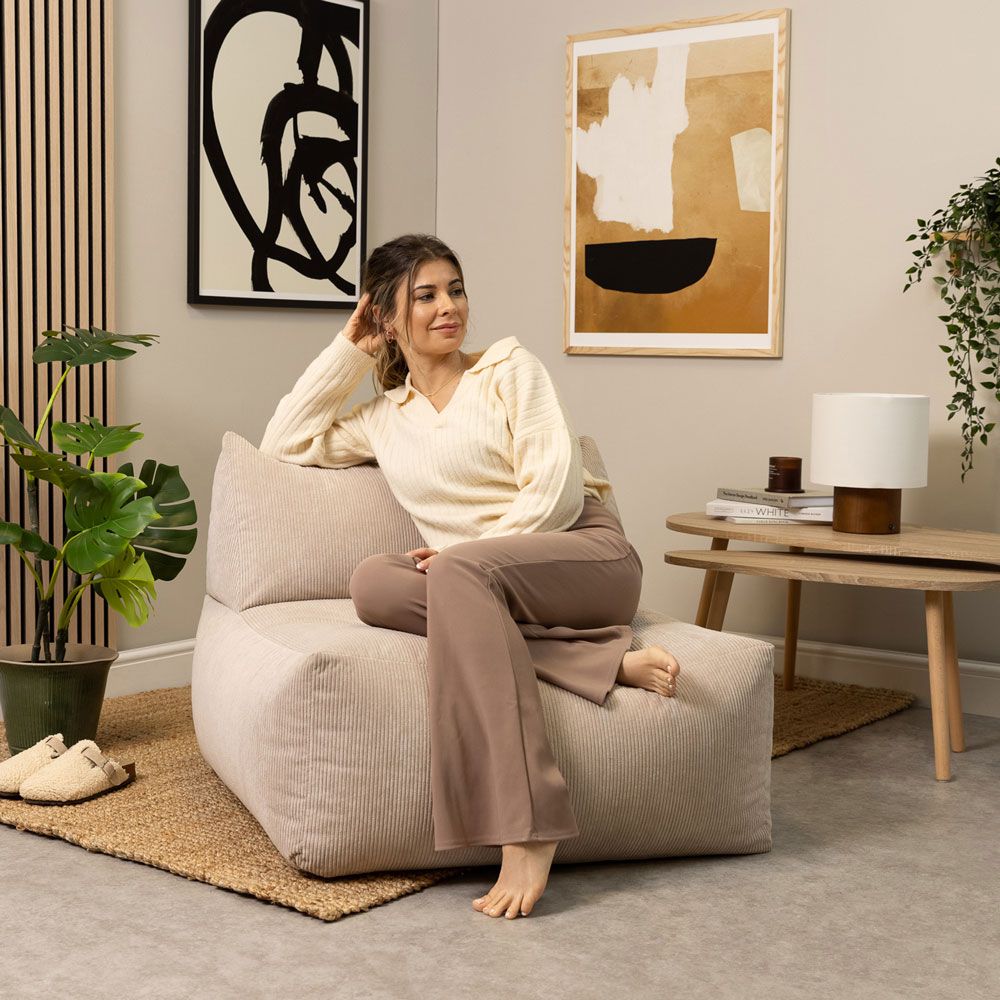 icon® Tetra Corduroy Modular Seat, Natural