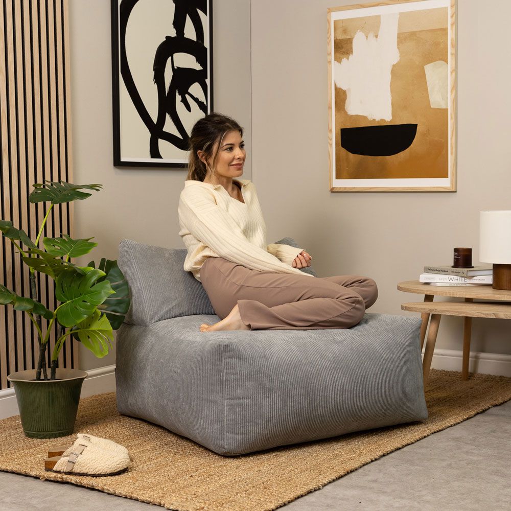 icon® Tetra Corduroy Modular Seat, Charcoal