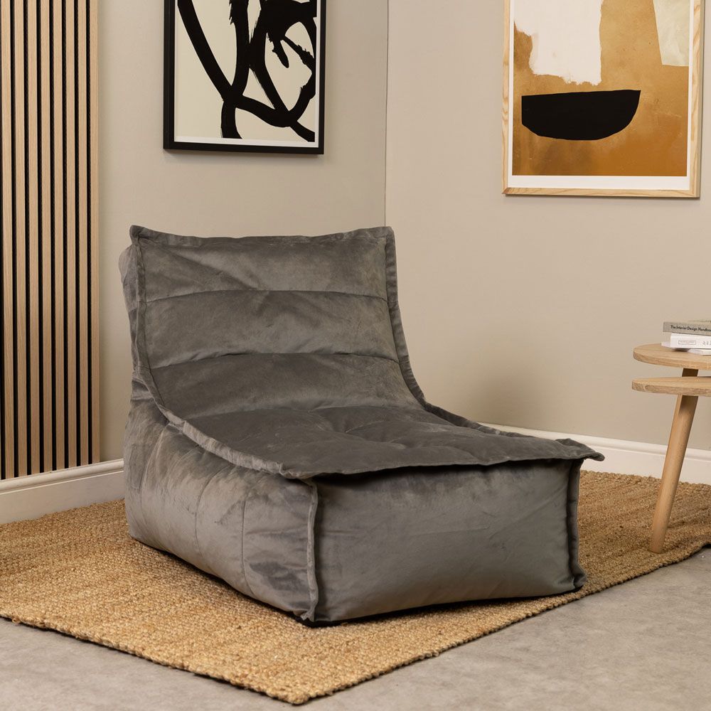 icon® Dolce Velvet Lounger Bean Bag