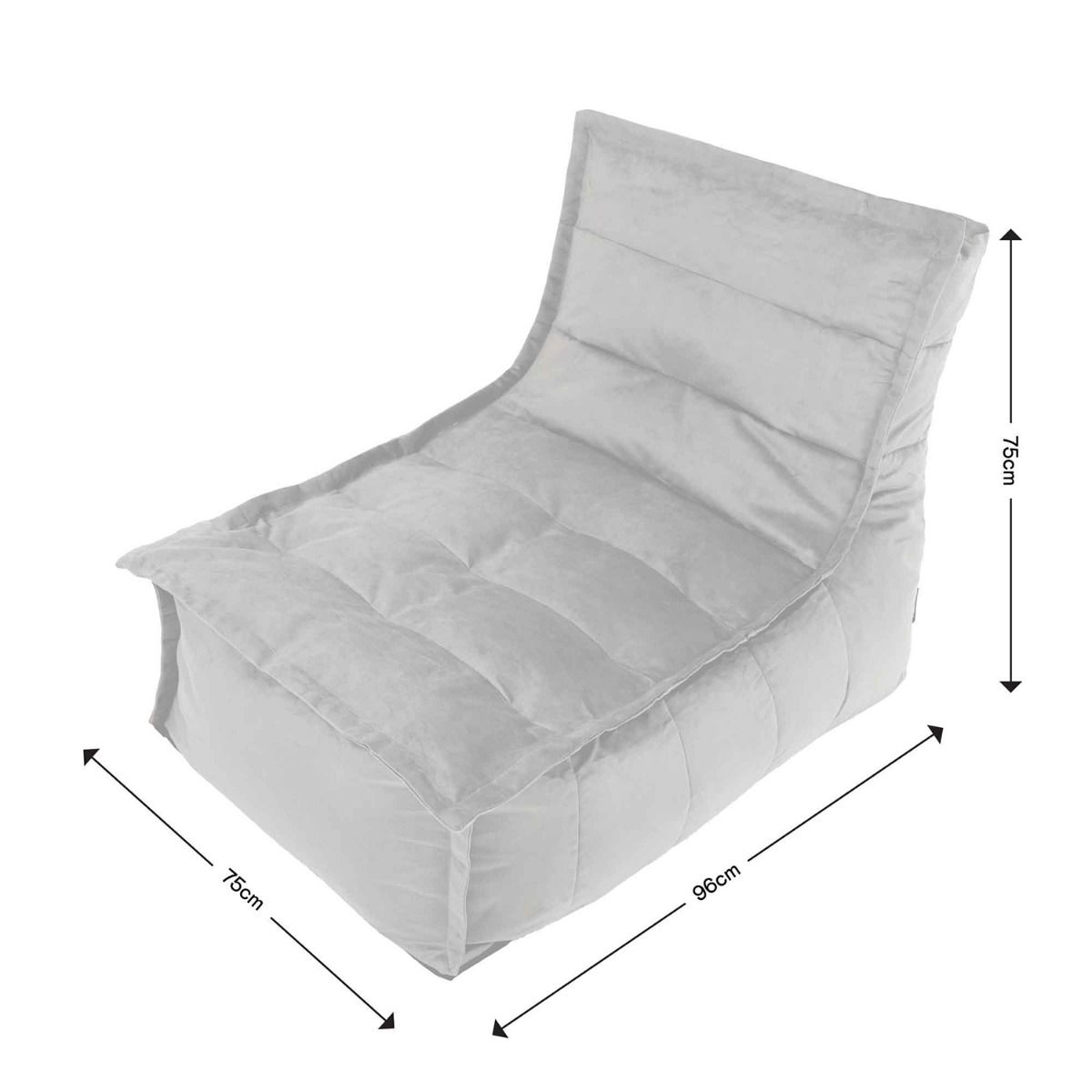 icon® Dolce Velvet Lounger Bean Bag