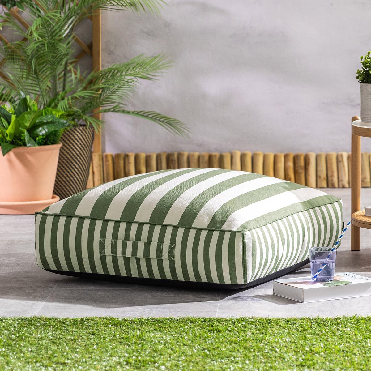 Solus Woven Floor Cushion Bean Bag