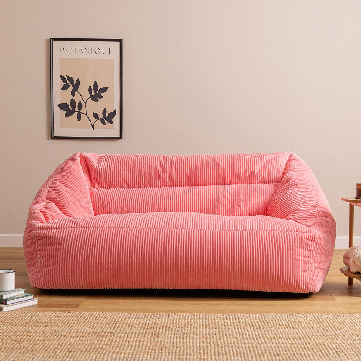 Cecilia Corduroy Two Seater Sofa Bean Bag