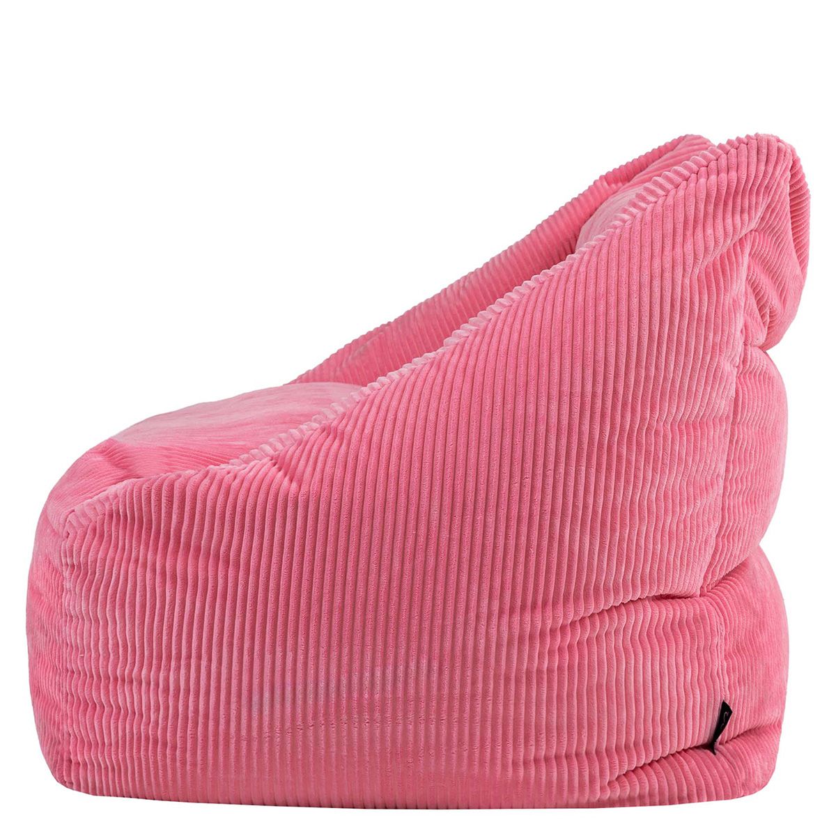 icon® Cecilia Corduroy Two Seater Sofa Bean Bag, Bubblegum Pink