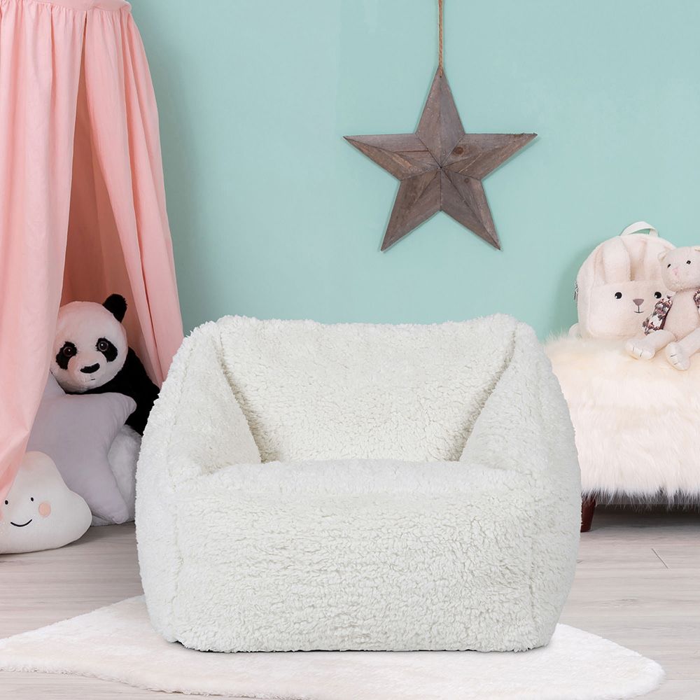 icon® Kids Teddy Fleece Armchair Bean Bag