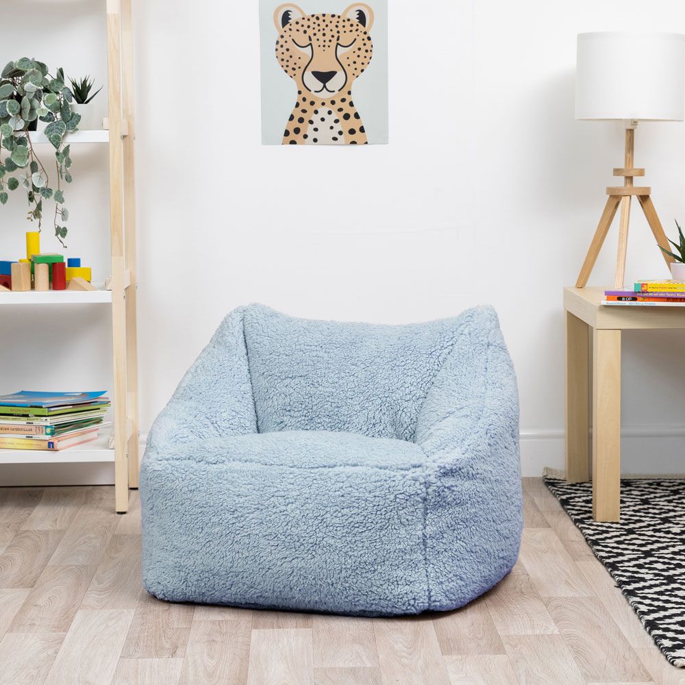 icon® Kids Teddy Fleece Armchair Bean Bag