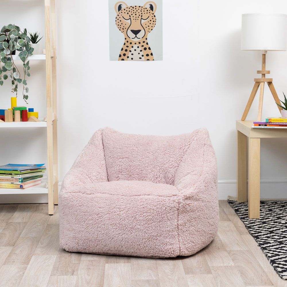 icon® Kids Teddy Fleece Armchair Bean Bag