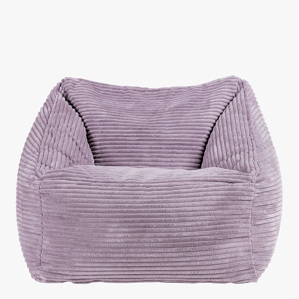 icon® Morgan Kids Cord Armchair Bean Bag, Lavender