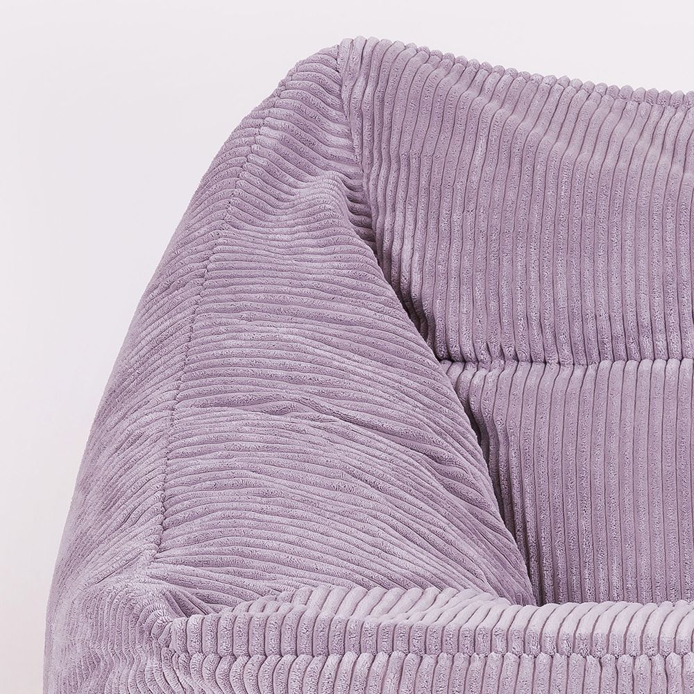 icon® Morgan Kids Cord Armchair Bean Bag, Lavender