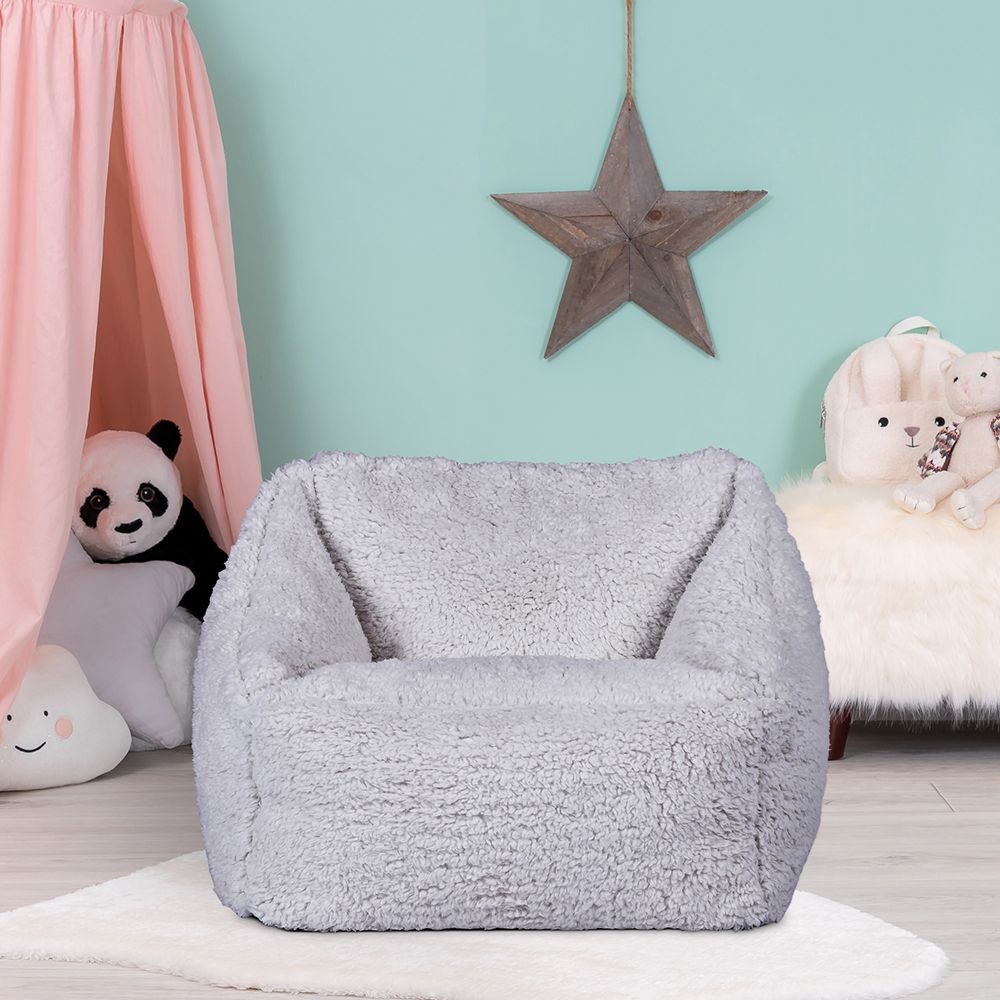 icon® Kids Teddy Fleece Armchair Bean Bag
