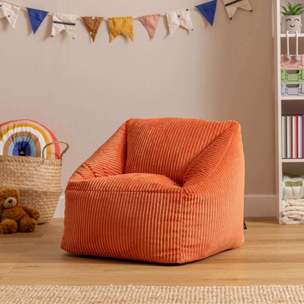 icon® Morgan Kids Cord Armchair Bean Bag