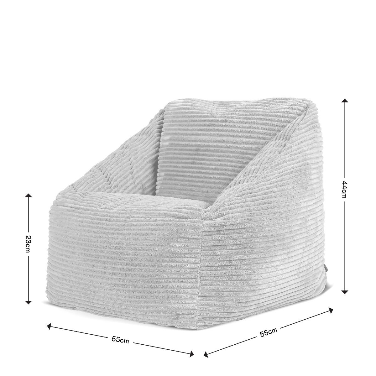 icon® Morgan Kids Cord Armchair Bean Bag