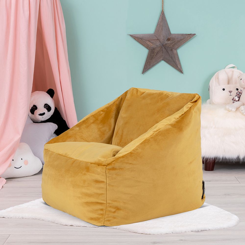 icon® Kids Natalia Velvet Armchair Bean Bag