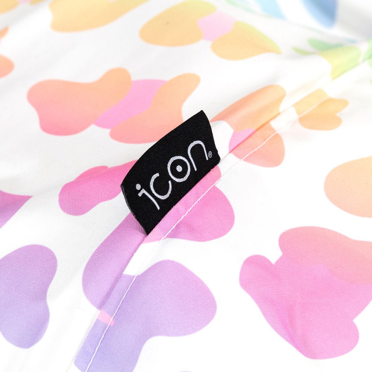 icon® Teen Ombre Leopard Print Classic Bean Bag, Multicolour