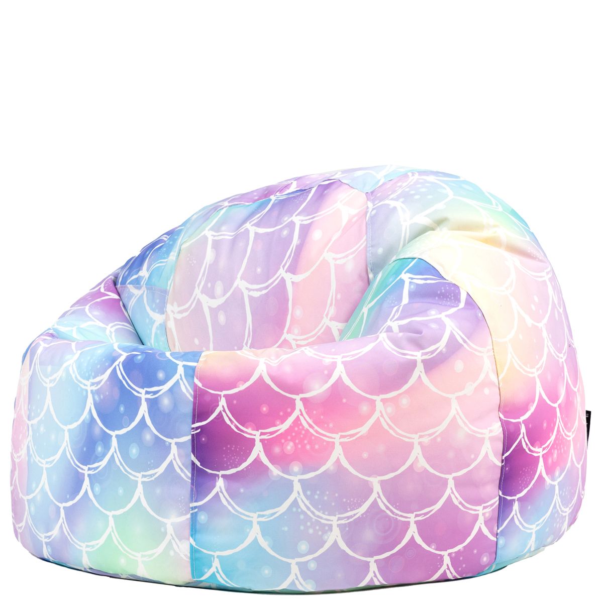 icon® Teen Ombre Mermaid Print Classic Bean Bag, Multicolour