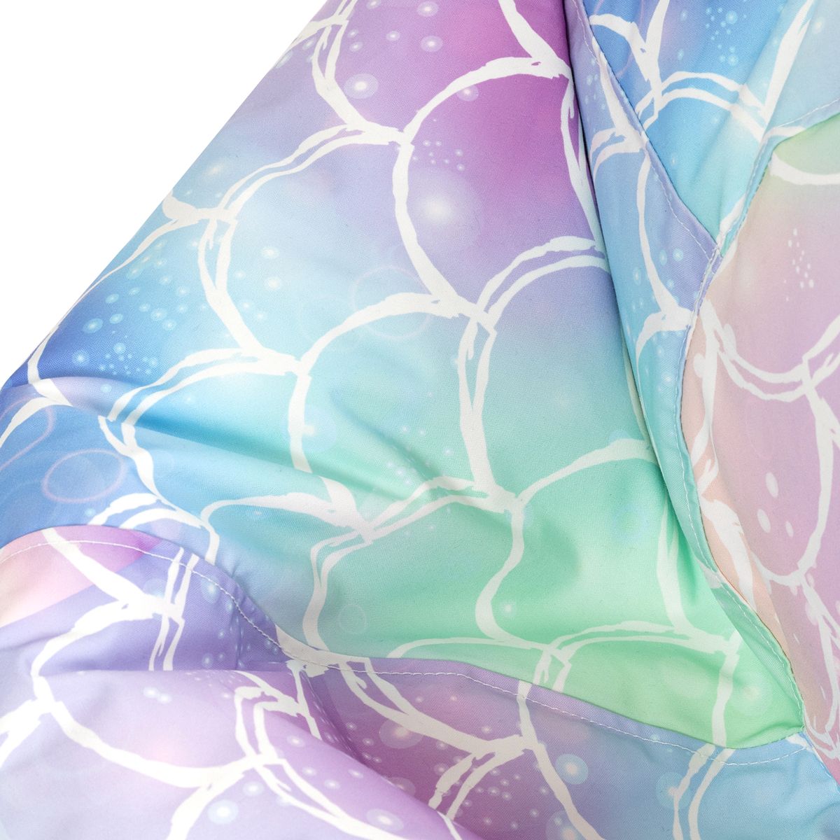 icon® Teen Ombre Mermaid Print Classic Bean Bag, Multicolour