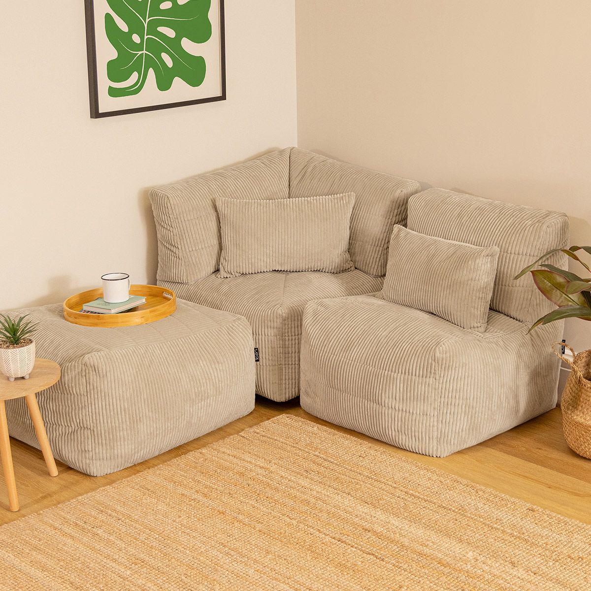 Noa Modular Bean Bag Sofa