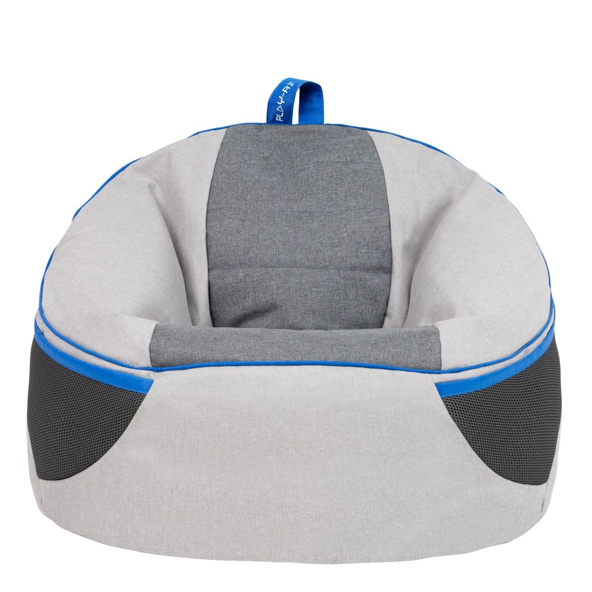 PLAY-R1 Alpha Kids Gaming Bean Bag Chair, Grey