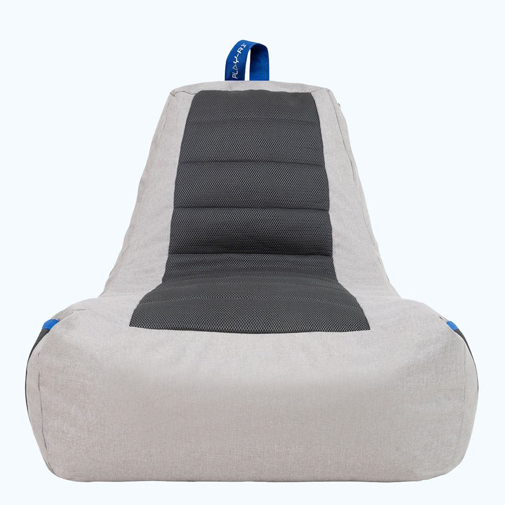 PLAY-R1 Meta Gaming Recliner Bean Bag, Grey