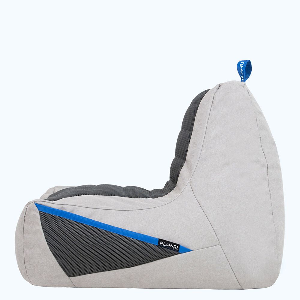 PLAY-R1 Meta Gaming Recliner Bean Bag, Grey