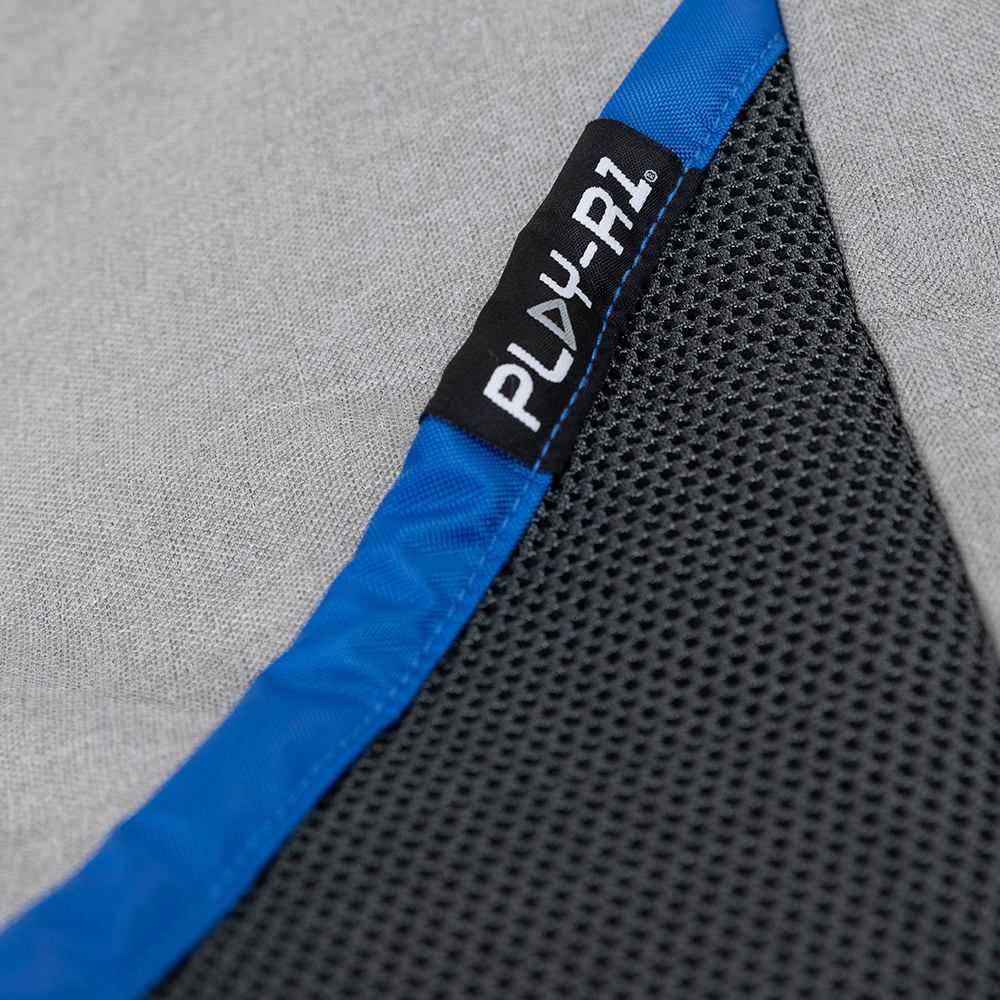 PLAY-R1 Meta Gaming Recliner Bean Bag, Grey