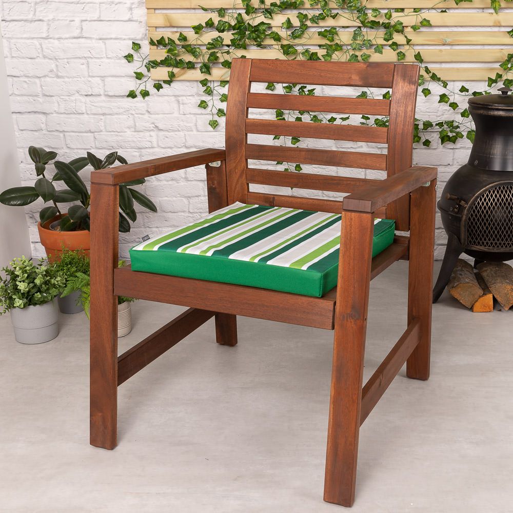 Veeva® Green Stipe Seat Pad