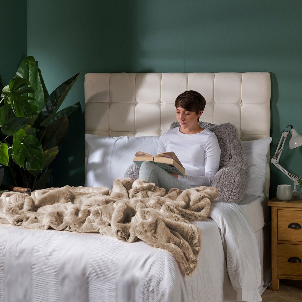 icon® Luxury Faux Fur Throw, Mink