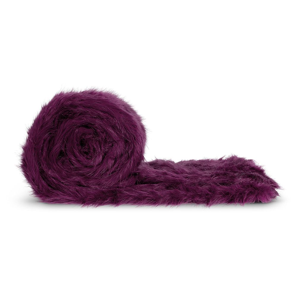 Icon® Sabrina Spikey Faux Fur Throw, Wine