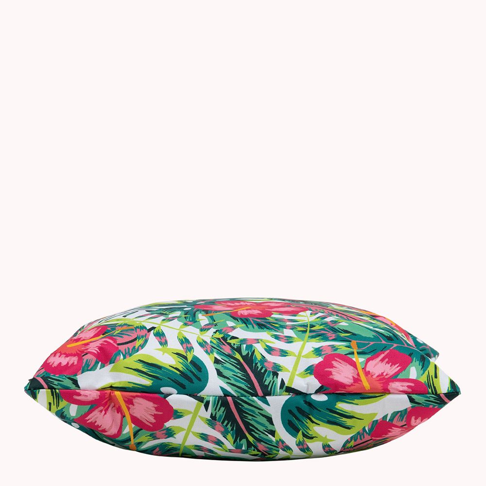 icon® Tropical Flower Indoor-Outdoor Cushion, Multicolour