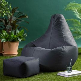Dalton Indoor-Outdoor Bean Bag & Footstool