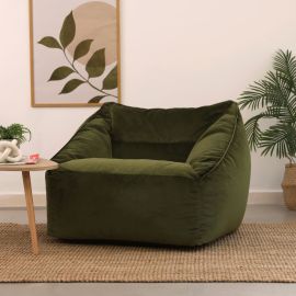 icon® Natalia Velvet Armchair Bean Bag