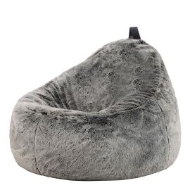 icon® Arctic Wolf Faux Fur Cocoon Bean Bag
