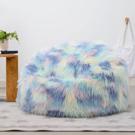 icon®  Unicorn Faux Fur Bean Bag