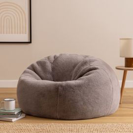 icon® Kingston Faux Rabbit Fur Classic Bean Bag
