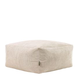 icon® Tetra Corduroy Modular Pouffe, Natural