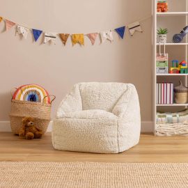 icon® Kids Teddy Fleece Armchair Bean Bag